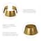 Glitzhome® 22" Christmas Painted Gold Metal Tree Collar